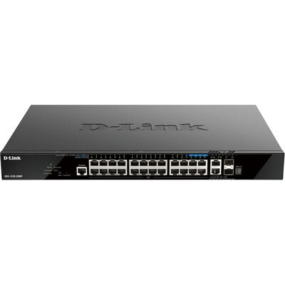 Switch Layer 3 Gigabit Ethernet D-Link DGS-1520-28MP - Noir - Publicité Switch Layer 3 Gigabit Ethernet D-Link DGS-1520-28MP - Noir - Publicité