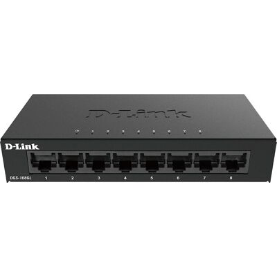 D-Link - DGS-108GL - Unmanaged - Metal Housing - Switch D-Link - DGS-108GL - Unmanaged - Metal Housing - Switch