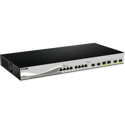 D-Link DXS-1210-12SC/E Hallittu 10G Ethernet-kytkin - Musta/Harmaa D-Link DXS-1210-12SC/E Hallittu 10G Ethernet-kytkin - Musta/Harmaa