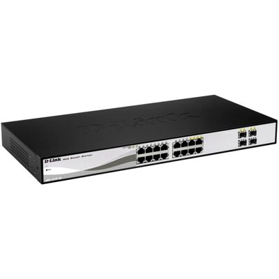 D-Link DGS-1210-16 Hanterad Switch - 16 Portar Gigabit Ethernet, Svart D-Link DGS-1210-16 Hanterad Switch - 16 Portar Gigabit Ethernet, Svart