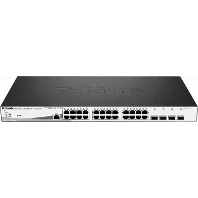 D-Link DGS-1210-28MP/E Hanterad Layer 2 Gigabit Ethernet PoE Switch - 28 Portar D-Link DGS-1210-28MP/E Hanterad Layer 2 Gigabit Ethernet PoE Switch - 28 Portar