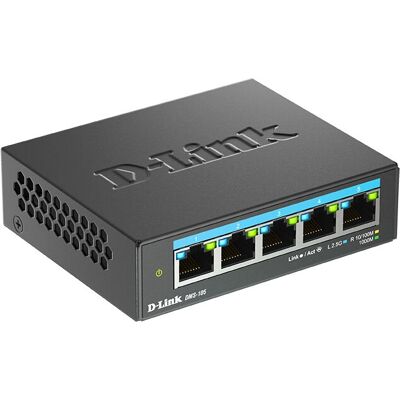 D-Link 5-Port Multi-Gigabit Unmanaged Switch - Ethernet 2.5G D-Link 5-Port Multi-Gigabit Unmanaged Switch - Ethernet 2.5G