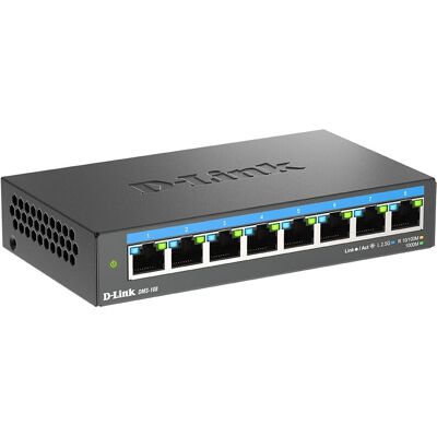 D-Link DMS-108 Commutateur réseau 8 ports 2,5G - Non géré - Publicité D-Link DMS-108 Commutateur réseau 8 ports 2,5G - Non géré - Publicité