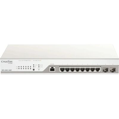 D-Link DGS-2000-10MP/E Managed Gigabit PoE Switch - Grijs D-Link DGS-2000-10MP/E Managed Gigabit PoE Switch - Grijs