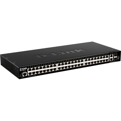 Διαχειριζόμενος μεταγωγέας Layer 3 D-Link DGS-1520-52/E - Ρακέτα μαύρο Διαχειριζόμενος μεταγωγέας Layer 3 D-Link DGS-1520-52/E - Ρακέτα μαύρο