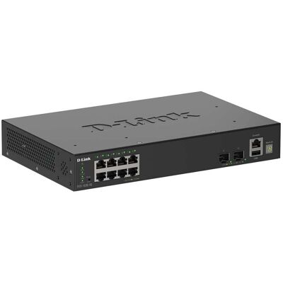 D-Link DGS-1530-10 - 8 Ports Ethernet Gigabit, 2x 10G SFP+ - Commutateur Réseau D-Link DGS-1530-10 - 8 Ports Ethernet Gigabit, 2x 10G SFP+ - Commutateur Réseau