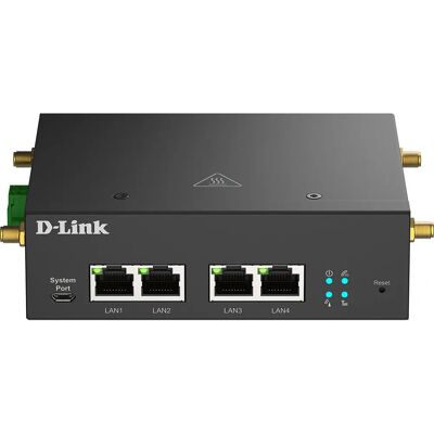 D-Link DWM-314-G Bekabelde Router met 4 Gigabit Ethernet - Zwart D-Link DWM-314-G Bekabelde Router met 4 Gigabit Ethernet - Zwart