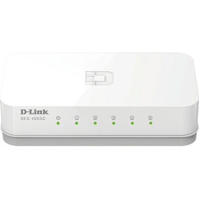 D-Link - DES-1005C - 5-Port - Fast Ethernet - Switch D-Link - DES-1005C - 5-Port - Fast Ethernet - Switch