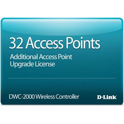 D-Link DWC-2000-AP32-LIC - Softwarelicentie voor DWC-2000 D-Link DWC-2000-AP32-LIC - Softwarelicentie voor DWC-2000