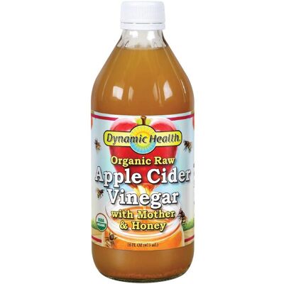 Dynamic Health Laboratories Organic Apple Cider Vinegar with Honey & Mother - 16 oz Dynamic Health Laboratories Organic Apple Cider Vinegar with Honey & Mother - 16 oz
