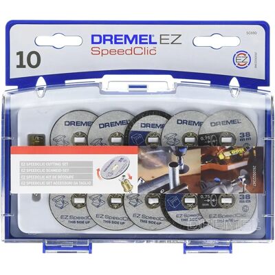 Kit de coupe SpeedClic Dremel 2615S690JA - Publicité Kit de coupe SpeedClic Dremel 2615S690JA - Publicité