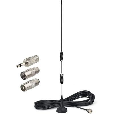 Bingfu Antena DAB FM - Base Magnética - Antena de Rádio Interior Bingfu Antena DAB FM - Base Magnética - Antena de Rádio Interior