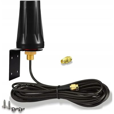 Bingfu - Antena 4G LTE - SMA 5dBi - Montagem na parede Bingfu - Antena 4G LTE - SMA 5dBi - Montagem na parede