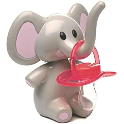Attache-sucette MELII Éléphant - Multicolore - 10x8,5x6,5cm - Sans BPA - Publicité Attache-sucette MELII Éléphant - Multicolore - 10x8,5x6,5cm - Sans BPA - Publicité