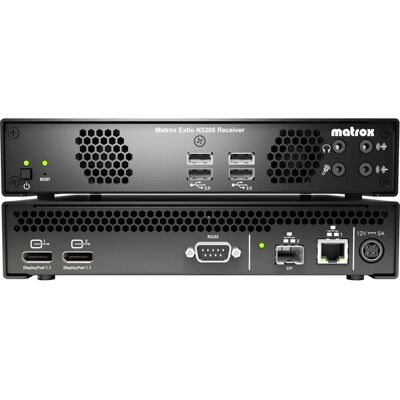 Matrox Extio N3208 - KVM Extender - Schwarz Matrox Extio N3208 - KVM Extender - Schwarz
