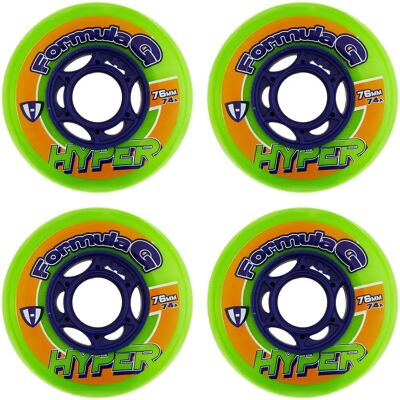 Ruote Hyper Wheels G Era 72mm/74A Verdi - Hockey Ruote Hyper Wheels G Era 72mm/74A Verdi - Hockey