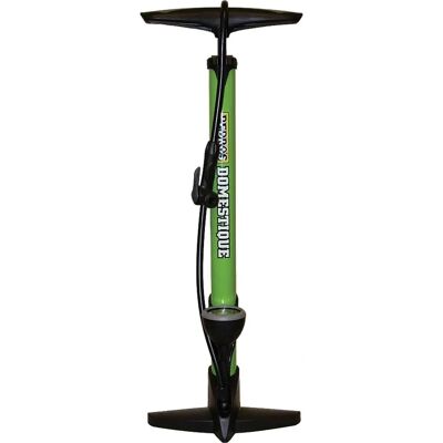 Pedros Domestique Fußpumpe - Max 120 PSI, Doppelkopf, Manometer Pedros Domestique Fußpumpe - Max 120 PSI, Doppelkopf, Manometer