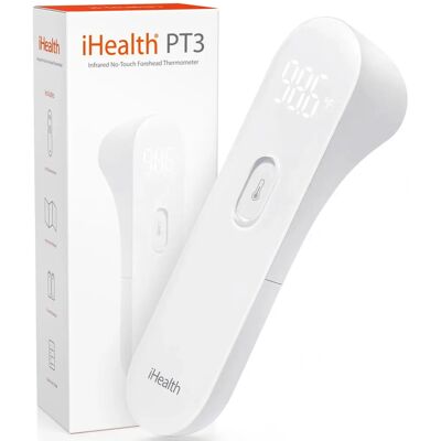iHealth PT3 - Termómetro infrarrojo sin contacto - 130 g iHealth PT3 - Termómetro infrarrojo sin contacto - 130 g