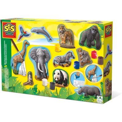 SES Creative Gipsfiguren und Malen Tiere - Bastelset SES Creative Gipsfiguren und Malen Tiere - Bastelset
