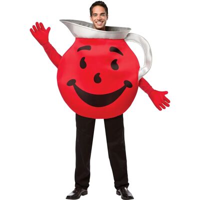 Kraft Kool Aid Man Kostym - Röd Dryckesmixer - One Size Kraft Kool Aid Man Kostym - Röd Dryckesmixer - One Size