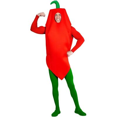 Rasta Imposta Chili Pepper Red Hot Chili Fruit Food Costume - Unisex Adult Rasta Imposta Chili Pepper Red Hot Chili Fruit Food Costume - Unisex Adult