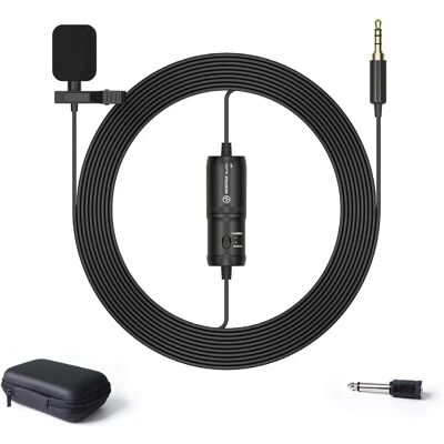 Micrófono Mirfak MC1 - Micrófono de Solapa Omnidireccional Micrófono Mirfak MC1 - Micrófono de Solapa Omnidireccional