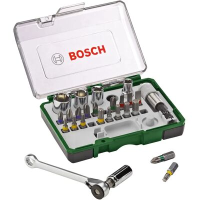 Bosch Schroevendraaierset met Mini-Ratchet - 27 Stuks Bosch Schroevendraaierset met Mini-Ratchet - 27 Stuks