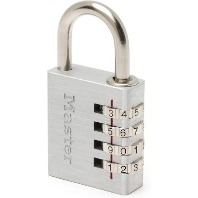 Master Lock 7640EURD Aluminiowy Szary 4-cyfrowy Zamek - Zamek Master Lock 7640EURD Aluminiowy Szary 4-cyfrowy Zamek - Zamek
