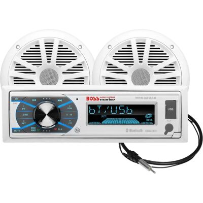 Boss Audio MR632UAB 6.5" Marine Bluetooth Car Stereo Boss Audio MR632UAB 6.5" Marine Bluetooth Car Stereo