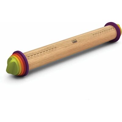Joseph Joseph - Adjustable Rolling Pin - Multi-Colour Joseph Joseph - Adjustable Rolling Pin - Multi-Colour