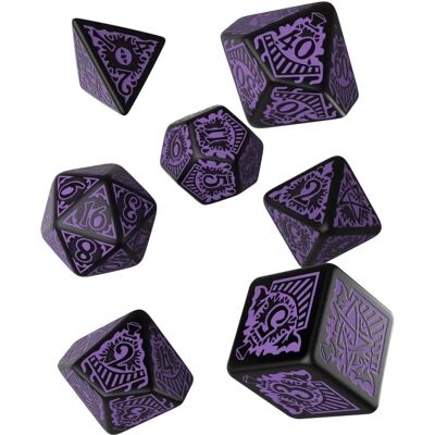Ensemble de 7 dés Call of Cthulhu - Accessoires RPG horreur Ensemble de 7 dés Call of Cthulhu - Accessoires RPG horreur