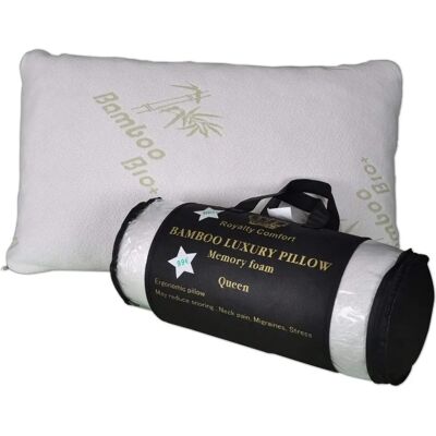 Oreiller en Mousse à Mémoire et Bambou eStore - Soutien Ergonomique Oreiller en Mousse à Mémoire et Bambou eStore - Soutien Ergonomique