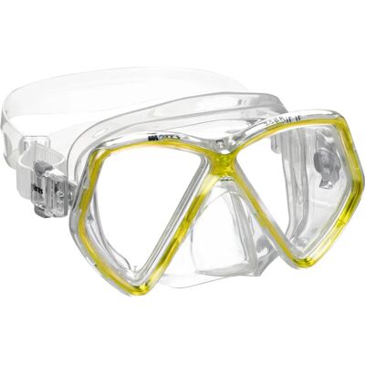 Máscara de snorkel Mares Zephir JR - Tamaño infantil, Gran visión, Lentes transparentes Máscara de snorkel Mares Zephir JR - Tamaño infantil, Gran visión, Lentes transparentes