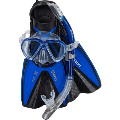 Mares X-One Marea Snorkeling Set - Blue L/XL Mares X-One Marea Snorkeling Set - Blue L/XL