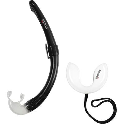 Tubo da Snorkel Mares - Pieghevole Nero - Per Viaggiare Tubo da Snorkel Mares - Pieghevole Nero - Per Viaggiare