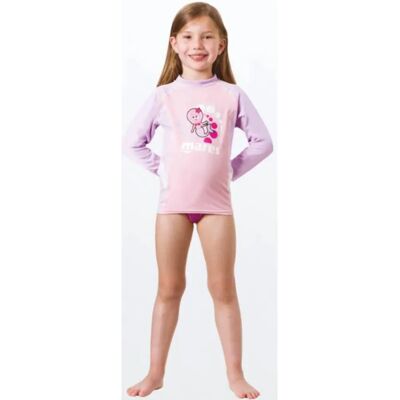 Mares XS Rosa Maglietta a Maniche Lunghe per Bambini - Rash Guard Mares XS Rosa Maglietta a Maniche Lunghe per Bambini - Rash Guard