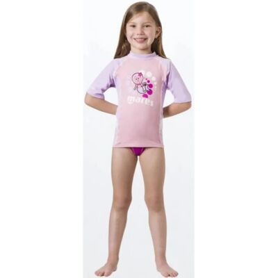 Mares Maillot Rash Guard Maniche Courte Enfant - Protection UV - Publicité Mares Maillot Rash Guard Maniche Courte Enfant - Protection UV - Publicité