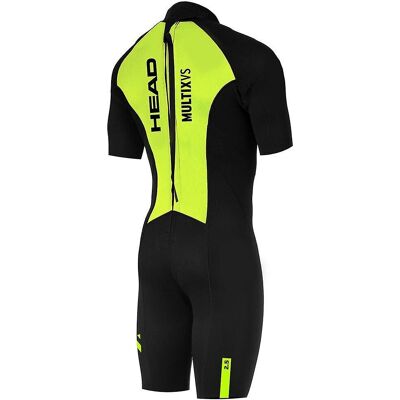 Head MultiSport Shorty Wetsuit - Svart/ Lime UK S Head MultiSport Shorty Wetsuit - Svart/ Lime UK S