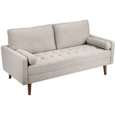 DripeX - Canapé 3P Lin Beige - Linho - Bege - Sofa DripeX - Canapé 3P Lin Beige - Linho - Bege - Sofa
