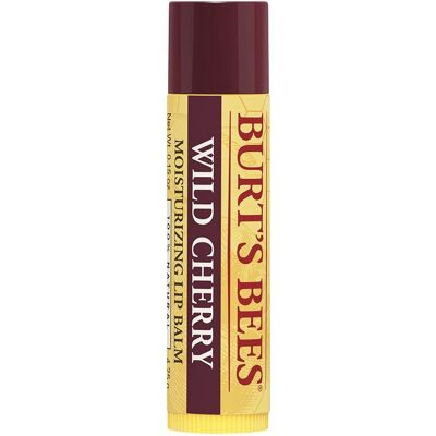 Burts Bees - Wild Cherry Moisturizing Lip Balm - 0.15 oz - Lip Balm Burts Bees - Wild Cherry Moisturizing Lip Balm - 0.15 oz - Lip Balm