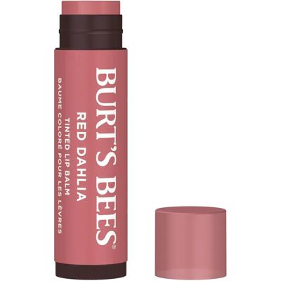 Burt's Bees Farget Lip Balm - Rød Dahlia - Naturlig og Hydrerende Burt's Bees Farget Lip Balm - Rød Dahlia - Naturlig og Hydrerende