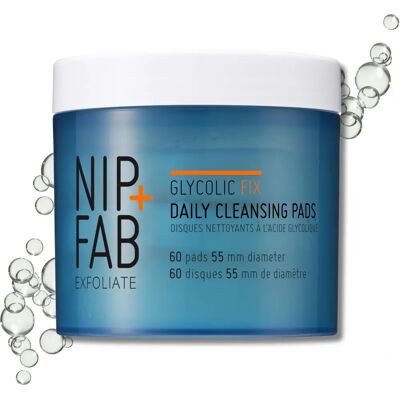 Nip+Fab Glycolic Fix Diaria Almohadillas Limpiadoras - Cuidado de la piel, 60 almohadillas Nip+Fab Glycolic Fix Diaria Almohadillas Limpiadoras - Cuidado de la piel, 60 almohadillas