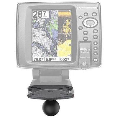 RAM Mounts RAM-107B zestaw montażowy - Czarny - Aluminium morska RAM Mounts RAM-107B zestaw montażowy - Czarny - Aluminium morska