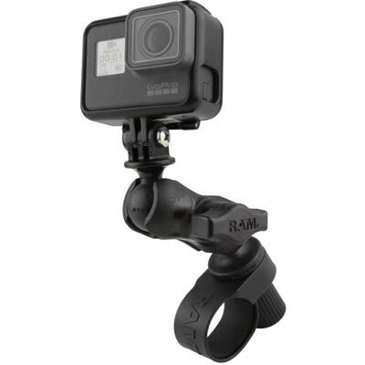 Ram Mounts Uchwyt na kamerę na kierownicę roweru - Czarny Ram Mounts Uchwyt na kamerę na kierownicę roweru - Czarny