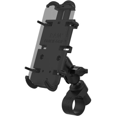 Uchwyt na telefon RAM Mounts na kierownicę - Czarny Uchwyt na telefon RAM Mounts na kierownicę - Czarny