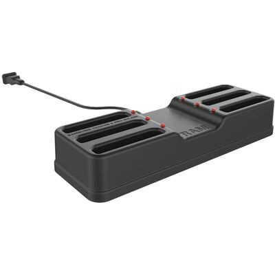 RAM Mounts RAM-DOCK-6G-SAM84CPU - 6-Port Ladestation für Samsung XCover6 Pro, Schwarz RAM Mounts RAM-DOCK-6G-SAM84CPU - 6-Port Ladestation für Samsung XCover6 Pro, Schwarz