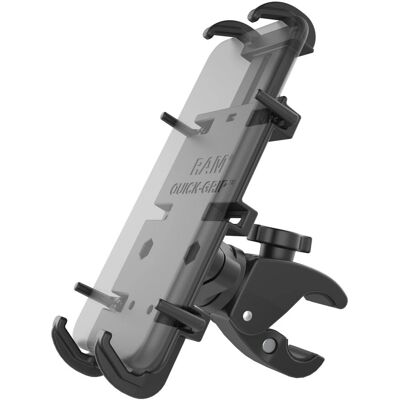 RAM Mounts Phone Holder - Adjustable, Universal Fit - Black RAM Mounts Phone Holder - Adjustable, Universal Fit - Black