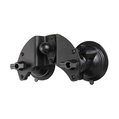 RAM Mounts RAM-B-189B-PIV1U Support - Ventouse double - Surface de véhicule RAM Mounts RAM-B-189B-PIV1U Support - Ventouse double - Surface de véhicule
