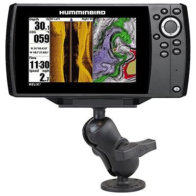 RAM Mounts RAM-202-24-202 Montageset - Schwarz - Für Humminbird Helix 7 RAM Mounts RAM-202-24-202 Montageset - Schwarz - Für Humminbird Helix 7