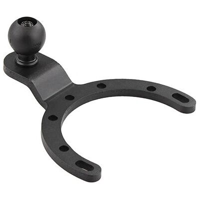Kit de montaje de depósito de gasolina de aluminio negro de RAM Mounts - Kit de montaje Kit de montaje de depósito de gasolina de aluminio negro de RAM Mounts - Kit de montaje